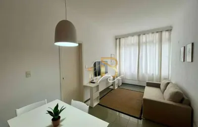 Apartamento com 1 dormitório à venda, 57 m² por r$ 310.000,00 - pitangueiras - guarujá/sp