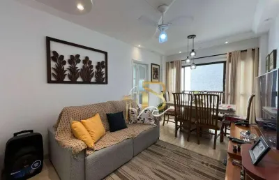 Apartamento com 2 dormitórios à venda, 70 m² por r$ 380.000,00 - astúrias - guarujá/sp