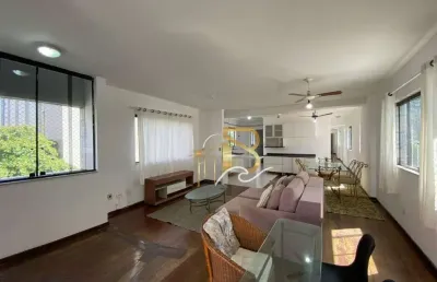 Apartamento com 4 dormitórios para alugar, 145 m² por r$ 5.000/mês - pitangueiras - guarujá/sp