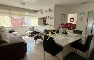 Apartamento com 3 dormitórios à venda, 79 m² por r$ 430.000,00 - enseada - guarujá/sp