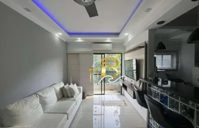 Apartamento com 3 dormitórios à venda, 90 m² por r$ 650.000 - pitangueiras - guarujá/sp