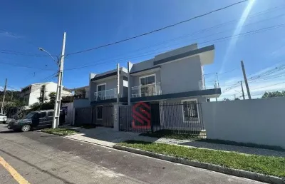 Sobrado à venda em curitiba-pr, cidade industrial: 2 quartos, 2 salas, 2 vagas, 67,60m² de área. venha conferir!