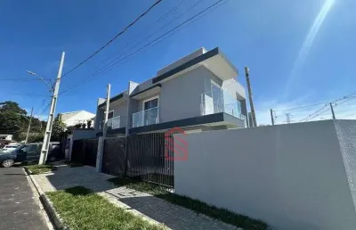 Sobrado à venda em curitiba-pr, cidade industrial: 2 quartos, 2 salas, 2 vagas, 67,60m² de área. venha conferir!