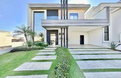 Casa em condomínio à venda em indaiatuba - residencial milano, mobiliado, com piscina aquecida e sauna privativa
