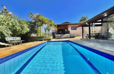 Chácara em terras de itaici, indaiatuba - piscina privativa e academia no condomínio