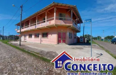 Pc05 -excelente prédio comercial com 3 apartamentos no balneário presidente