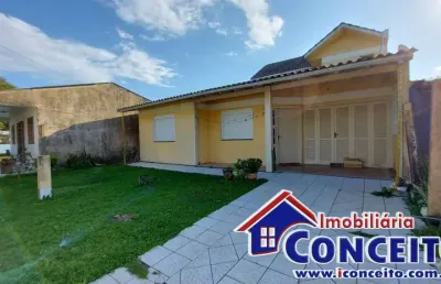 C674 - linda residência com 3 dormitórios no balneário ipiranga