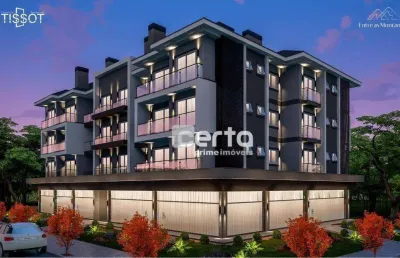 Apartamento com 1 dormitório à venda, 51 m² - gramado/rs