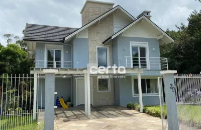 Casa com 4 dormitórios à venda, 266 m² - carniel - gramado/rs