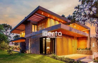 Casa com 5 dormitórios à venda, 618 m² - aspen mountain - gramado/rs