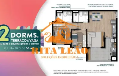 Apartamento com 2 quartos à venda na Vila Augusta, Guarulhos 