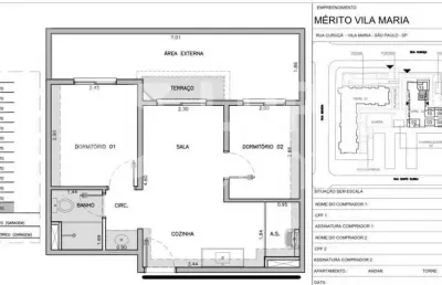 Apartamento com 2 quartos e 1 vaga de garagem à venda na vila maria baixa