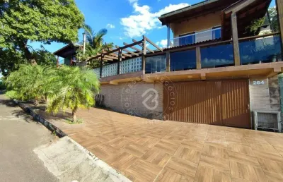 Casa com 4 dormitórios para alugar, 350 m² por r$ 5.570,00/mês - camboim - sapucaia do sul/rs