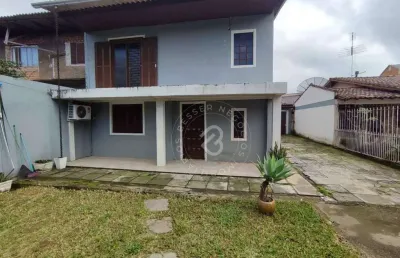 Sobrado com 3 dormitórios para alugar, 114 m² por r$ 2.155,00/mês - santa catarina - sapucaia do sul/rs