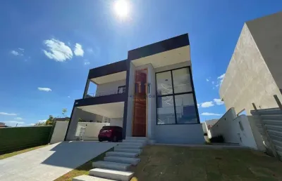 Linda casa com piscina e 3 suítes, alphaville, vespasiano, mg