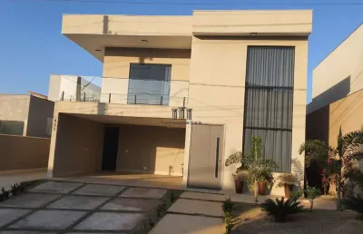 Casa recém construída, 2 pavimentos, 4 quartos no condominio gran park em vespas