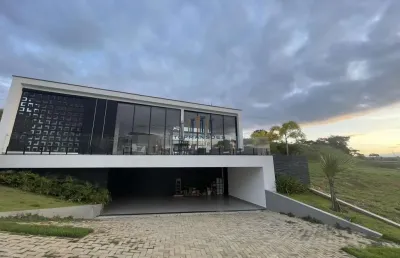 Casa moderna mobiliada com 4 quartos, spa e piscina em alphaville vespasiano