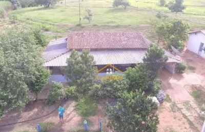 Chácara com 3 dormitórios à venda, 24200 m² por r$ 420.000 - zona rural - palestina/sp