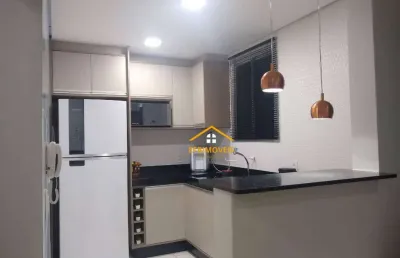 Apartamento com 2 dormitórios para alugar, 49 m² por r$ 1.700/mês - jardim recanto - americana/sp