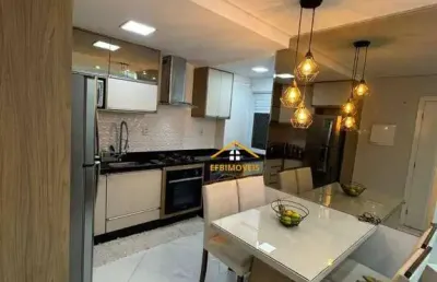 Apartamento com 2 dormitórios à venda, 52 m² por r$ 320.000 - jardim marajoara - nova odessa/sp
