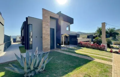 Casa com 4 suítes à venda, 377 m² por r$ 2.990.000 - condomínio figueira garden - atibaia/sp