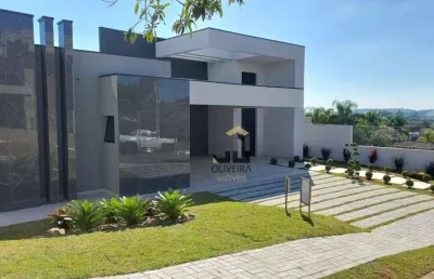Casa com 3 dormitórios à venda, 220 m² por r$ 2.000.000,00 - condomínio shambala iii - atibaia/sp