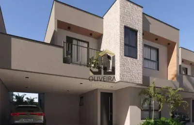 Casa com 3 suítes à venda, 167 m² por r$ 1.252.000,00 - chácara itapetinga - atibaia/sp