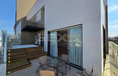 Apartamento cobertura à venda, 3 quartos, 3 suítes, 3 vagas, esplanada - divinóp