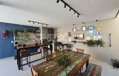 Casa de 2 pavimentos à venda no bairro santa marta, 3 quartos, 1 suíte e área go
