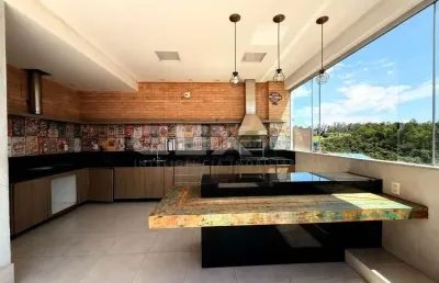 Cobertura duplex à venda no bairro sidil, 3 quartos sendo 1 suíte e espaço gourm
