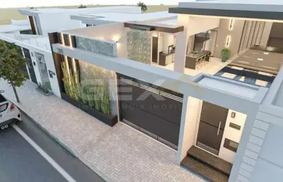 Casa à venda no bairro são roque, 3 quartos sendo 1 suíte com closet, 4 vagas. (