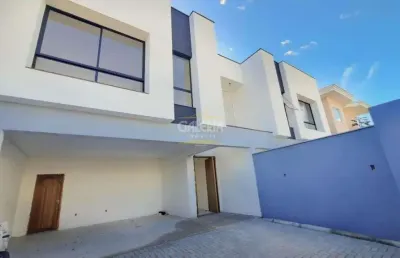 Sobrado geminado no iririú com 3 quartos para venda, 222 m²