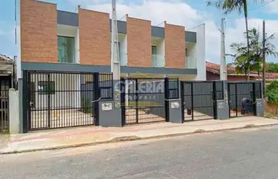 Sobrado geminado no iririú com 3 quartos para venda, 105 m²