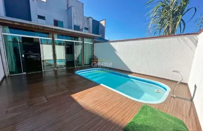 Sobrado geminado no saguaçú com 3 quartos para venda, 132 m²