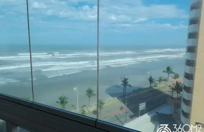 Apartamento para venda em mongaguá, vila atlântica, 2 dormitórios, 1 suíte, 2 banheiros, 1 vaga