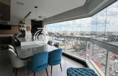 Apartamento para venda em santo andré, vila guiomar, 3 dormitórios, 3 suítes, 4 banheiros, 3 vagas