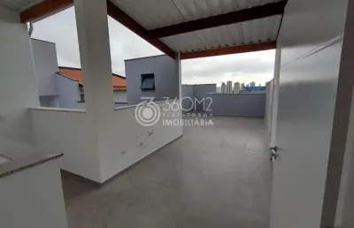 Cobertura para venda em santo andré, paraíso, 2 dormitórios, 1 suíte, 2 banheiros, 2 vagas