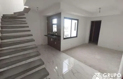 Cobertura para venda em santo andré, parque oratório, 2 dormitórios, 1 suíte, 3 banheiros, 1 vaga