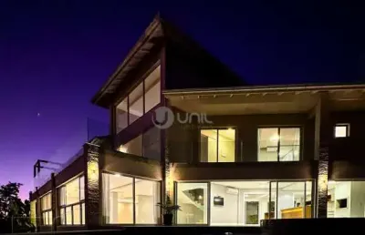 Casa em condomínio fechado com 5 quartos à venda no cacupé, florianópolis , 1700 m2 por r$ 14.500.000
