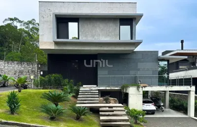 Casa em condomínio fechado com 3 quartos à venda no cacupé, florianópolis , 541 m2 por r$ 6.780.000