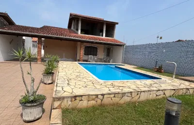 Sobrado à venda com 3 quartos, 3  banheiros, piscina no pontal santa marina em caraguatatuba-sp