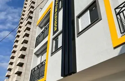 Cobertura para venda em santo andré, vila assunção, 2 dormitórios, 1 suíte, 3 banheiros, 1 vaga