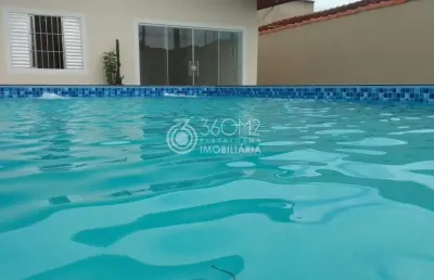 Casa para venda em itanhaém, jardim suarão, 2 dormitórios, 2 banheiros, 6 vagas