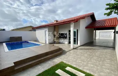 Casa para venda em itanhaém, jardim regina, 2 dormitórios, 1 suíte, 2 banheiros, 4 vagas