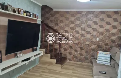 Sobrado para venda em santo andré, vila marina, 3 dormitórios, 3 suítes, 5 banheiros, 2 vagas