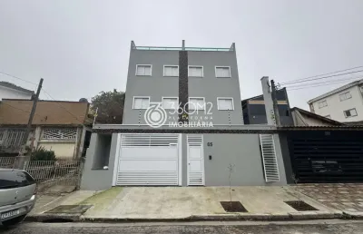 Cobertura para venda em santo andré, parque oratório, 2 dormitórios, 1 suíte, 3 banheiros, 2 vagas