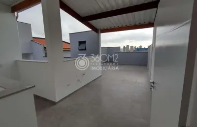 Cobertura para venda em santo andré, paraíso, 2 dormitórios, 1 suíte, 2 banheiros, 2 vagas