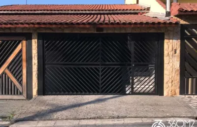 Casa para venda em santo andré, parque novo oratório, 3 dormitórios, 1 suíte, 3 banheiros, 8 vagas