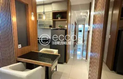 Apartamento para aluguel, 2 quartos, 1 suíte, 1 vaga, santa mônica - uberlândia/mg