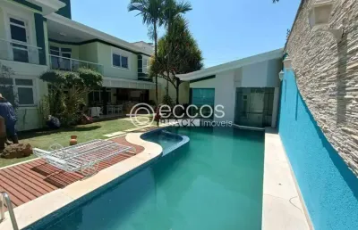 Casa em condomínio para aluguel, 4 quartos, 4 suítes, 6 vagas, jardim karaíba - uberlândia/mg